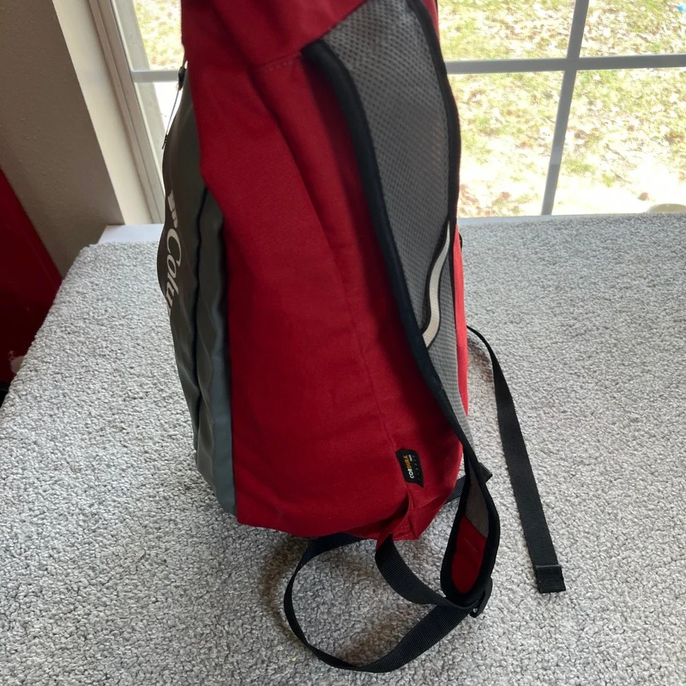 Columbia triple canyon Backpack Red Grey Roll Top Dry Bag hiking daypack outdoor